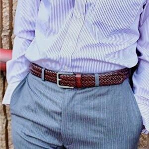 Falani Braided Leather Belt